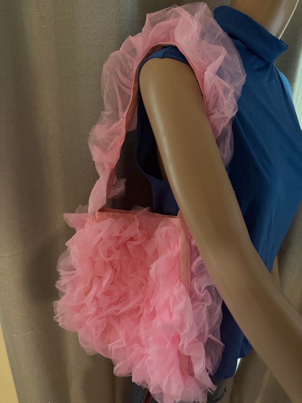 PINK RUFFLE MINI BAG - Picture 6 of 7
